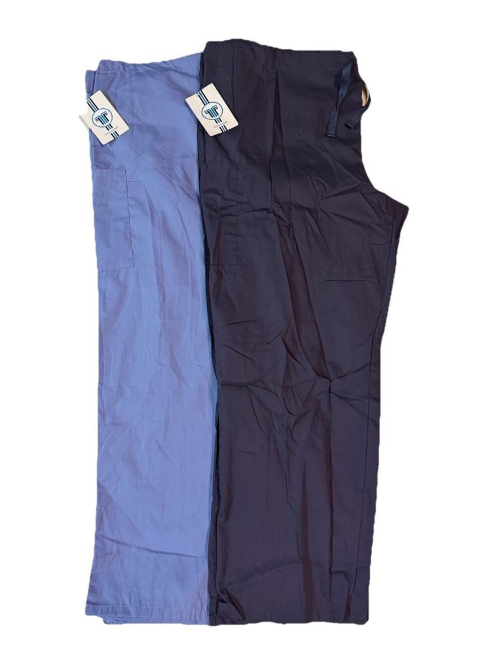 Lot Bundle of 2: White Swan Drawstring Cargo Pocket Unisex Scrub Pants -2X